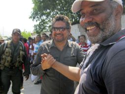 La visita de 'Iván Márquez' a un campamento de las FARC la semana pasada provocó un momento de tensión en la negociación. AFP / ARCHIVO