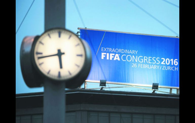 Hallenstadion de Zurich. Instalaciones donde se desarrollará hoy el congreso extraordinario de la FIFA. AFP / F. Coffrinix