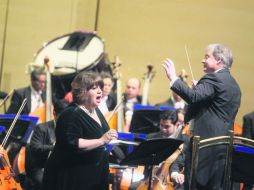 Solista. La estadounidense Amber Wagner con la Orquesta Filarmónica de Jalisco. EL INFORMADOR / A. Hinojosa