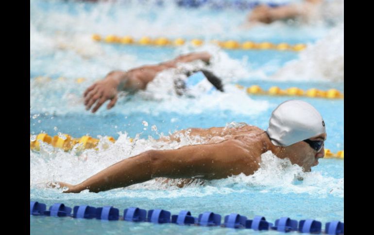 México cuenta con Liliana Ibáñez en 50 metros libre femenil y con Long Yuan Gutiérrez (foto) en 100 metros mariposa varonil. EFE / ARCHIVO