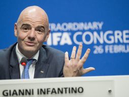 El suizo Gianni Infantino tiene la misión de devolverle credibilidad a la FIFA. AP / E.Leanza