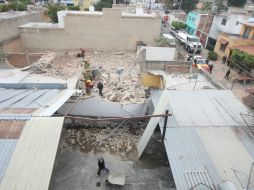 Los daños ocasionados no sólo se reducen a dos fincas derribadas, sino a seis construcciones aledañas más. EL INFORMADOR / R. Tamayo