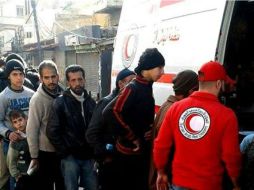 La Media Luna Roja Siria evacuó a varios enfermos de Madaya, Fua y Kefraya. TWITTER / @SYRedCrescent