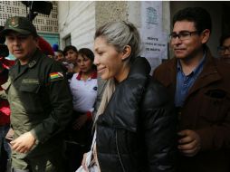 Gabriela Zapata está detenida desde el viernes, a la espera de que un juez cautelar instruya su formal prisión. AP / J. Karita