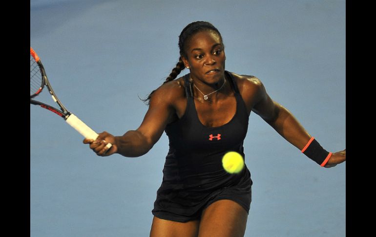 Stephens se llevó un cheque por 43 mil dólares y 280 puntos para las clasificaciones de la WTA. AFP / P. Pardo