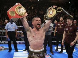 En Manchester, Carl Frampton se impuso tras 12 asaltos. AP / N. Potts