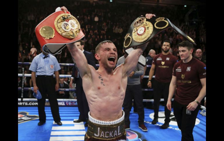 En Manchester, Carl Frampton se impuso tras 12 asaltos. AP / N. Potts