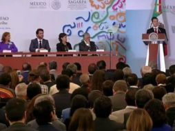 Peña Nieto considera que las cifras muestran que en México se consolida un sector rural moderno y más productivo. TWITTER / @PresidenciaMX