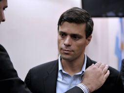 Amnistía señala que en el caso de Leopoldo López no existían pruebas fehacientes para condenarlo a 14 años de prisión. AFP / ARCHIVO