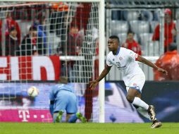 El colombiano Jhon Córdoba enmudeció al Allianz Arena a cuatro minutos para el final. AP / M. Schrader