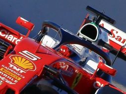 Sebastian Vettel terminó una muy buena jornada para Ferrari. AFP / E. Alonso