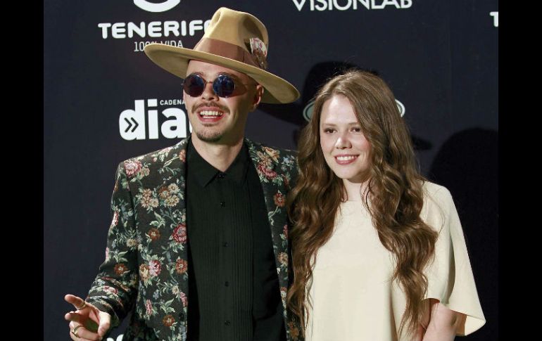 Ganadores. Jesse y Joy están en España, donde fue reconocida su trayectoria el jueves pasado, en Tenerife. EFE /  C. García