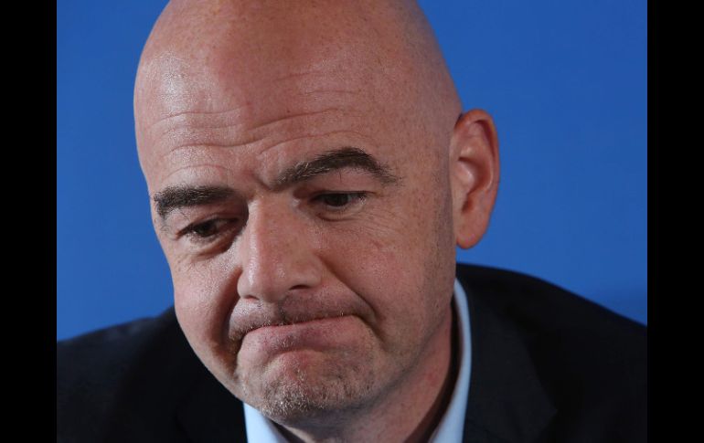 Infantino añade que el proceso debe evitar incurrir ''cosas extrañas'' y prevenir que la gente piense lo peor sobre el proceso. AFP / G. Caddick