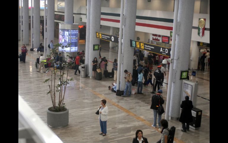 El hallazgo ocurrió en la Terminal 2 del AICM. NTX / ARCHIVO