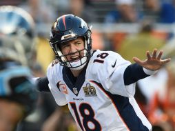 Peyton lideró a Broncos a ganar el Super Bowl 50. AFP / ARCHIVO