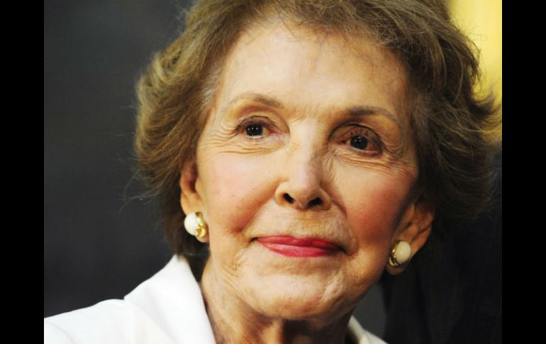 'Estamos agradecidos por la vida de Nancy Reagan', indicó el matrimonio presidencial en un comunicado. AFP / K. Bleier