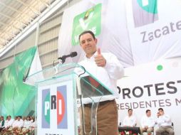 Alejandro Tello Cristerna, candidato a gobernador de la coalición Zacatecas Primero (PRI-PVEM-PANAL). TWITTER / @ATelloC