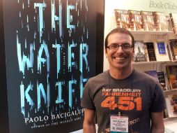 The Water Knife', de Paolo Bacigalupi está considerado dentro del corpus. La novela versa sobre guerras por agua. FACEBOOK / PaoloBAuthor