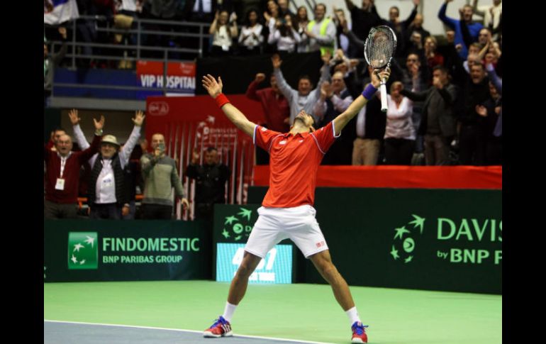 El serbio esta semana guió a su selección en Copa Davis. EFE / K. Sulejmanovic