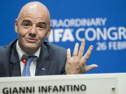 Gianni Infantino habló en la Conferencia sobre Futbol Femenino y Liderazgo. AP / ARCHIVO