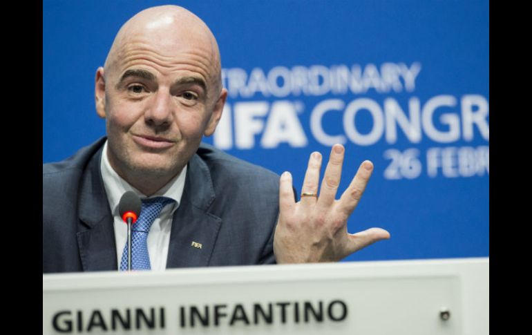 Gianni Infantino habló en la Conferencia sobre Futbol Femenino y Liderazgo. AP / ARCHIVO