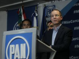 Anaya resalta que el PAN tiene oportunidad de ganar la guberantura en las próximas elecciones. EL INFORMADOR / E. Barrera