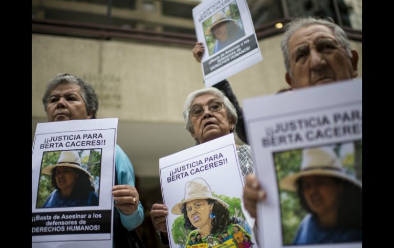 Gustavo Castro resultó herido en el asesinato de la líder indígena, Berta Cáceres. AFP / M. Bernetti