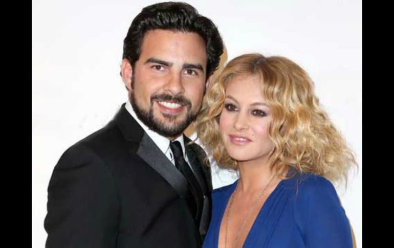 Paulina Rubio y Gerado Bazúa se conocieron en 2013 en el concurso televisivo 'La Voz México'. ESPECIAL /