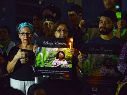 Según Amnistía, el asesinato de Cáceres ha supuesto 'un grave retroceso' en materia de derechos humanos en Honduras. AFP / O. Sierra