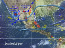 Los termómetros podrían marcar de -5 a 0 grados con heladas en Zacatecas, Coahuila, Aguascalientes y Jalisco. ESPECIAL / smn.cna.gob.mx