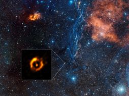 La estrella doble 'IRAS 08544-4431' se encuentra a unos cuatro mil años luz de la Tierra. ESPECIAL / eso.org