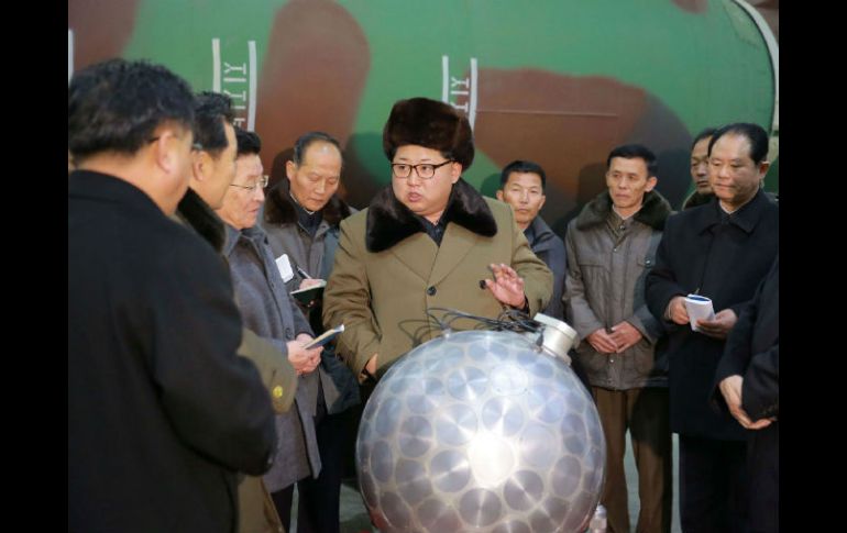 Es la primera vez que Corea del Norte ha divulgado públicamente sus supuestos diseños nucleares. AFP / KCNA