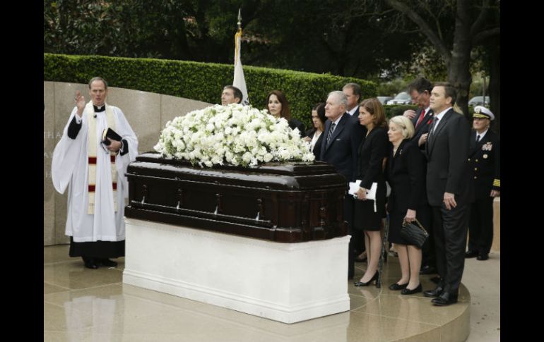 El servicio se llevó a cabo en la Biblioteca y Museo Presidencial Ronald Reagan, en Simi Valley. AP / C. Carlson