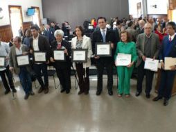 La premiación de las fincas se realizó en el salón de sesiones del Ayuntamiento de Guadalajara. TWITTER / @GuadalajaraGob