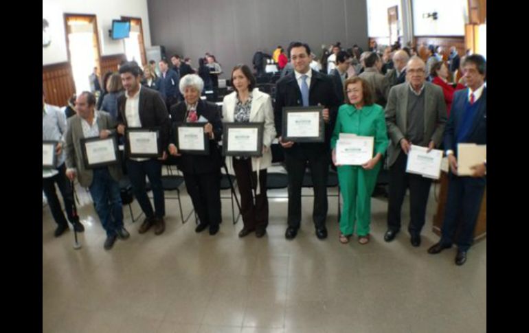 La premiación de las fincas se realizó en el salón de sesiones del Ayuntamiento de Guadalajara. TWITTER / @GuadalajaraGob