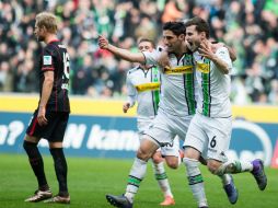 Los goles que borran a los visitantes del Borussia-Park, corren por cuenta de Stindl (36), Raffael (53) y Mahmoud (78). EFE / B. Thissen