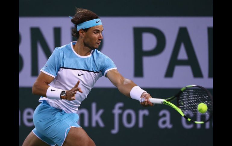 Rafael Nadal triunfó en Indian Wells ante Gilles Muller. AFP / J. Finney