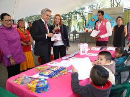 Miguel Ángel Mancera estuvo en la Jornada Infantil de Medicina Tradicional y Herbolaria. TWITTER / @ManceraMiguelMX