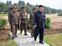 La nota señala que Kim Jong-un dio instrucciones para hacer los preparativos hasta el último detalle. AFP / ARCHIVO