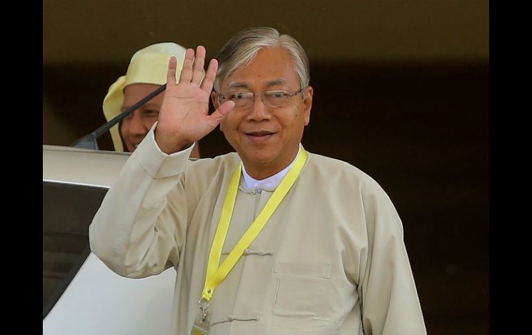 Htin Kyaw fue elegido por su lealtad, y contar con la formación y experiencia necesarias para desempeñar el cargo. AFP / STR