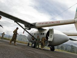 El avión tipo 'Aravá' matrícula E206, transportaba personal militar que llevaba a cabo el Curso de Maestros de Salto en Paracaídas. AFP / ARCHIVO