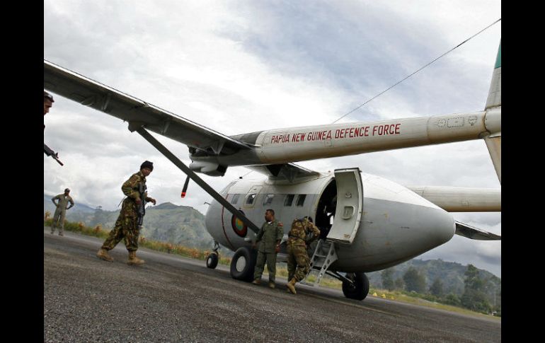 El avión tipo 'Aravá' matrícula E206, transportaba personal militar que llevaba a cabo el Curso de Maestros de Salto en Paracaídas. AFP / ARCHIVO