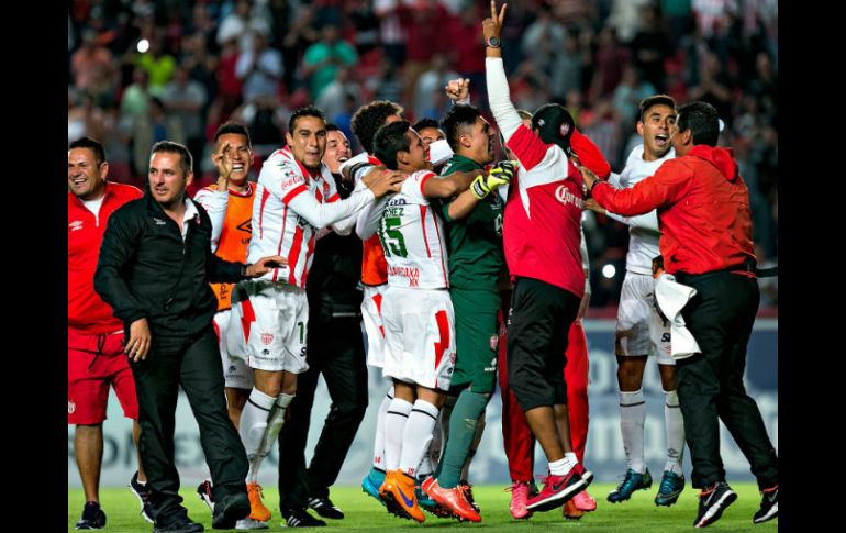 Leitón Jiménez fue el 'chivo expiatorio' al fallar, para darle así a los de Aguascalientes su boleto a la siguiente ronda. MEXSPORT / Emiliano