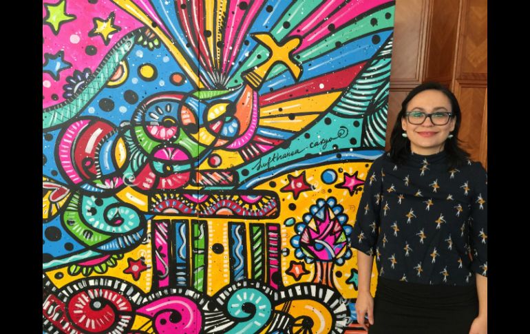 La artista mexicana se llama Bianca Monroy, tiene 38 años y lleva nueve años viviendo en Berlín. NTX /