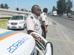 Protección Civil y Bomberos participan en el operativo especial para vacacionistas en esta Semana Santa. NTX /