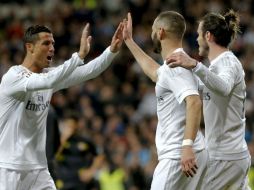 Los goles del Real Madrid fueron obra de Benzema, Ronaldo, Bale y Jesé. EFE / Ballesteros