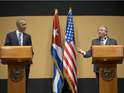 En su histórica reunión en La Habana, uno de los temas que abordaron Obama y Castro es el proceso de paz colombiano. AP / P. Monsivais