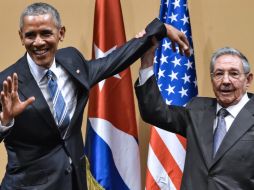 Obama reconoce las diferencias con Cuba, pero agradece el ''diálogo constructivo'' de Castro. AFP / N. Kamm