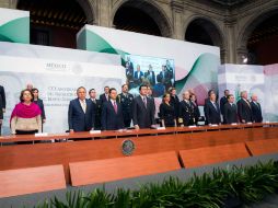 José Narro estuvo presente en la ceremonia oficial por el CCX Aniversario del Natalicio de Benito Juárez. NTX / Presidencia