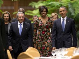 La reunión cierra un día extraordinario de diplomacia entre los dos presidentes. AP / R. Blackwell